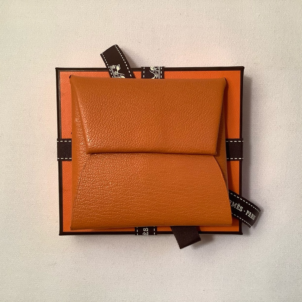Hermes Bastia Change Purse Abricot